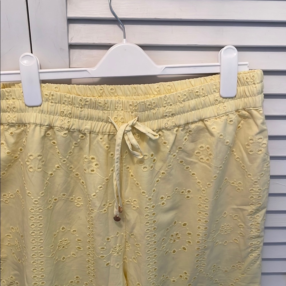 Calypso St. Barth Yellow Wide Leg Pants - Picture 6 of 11